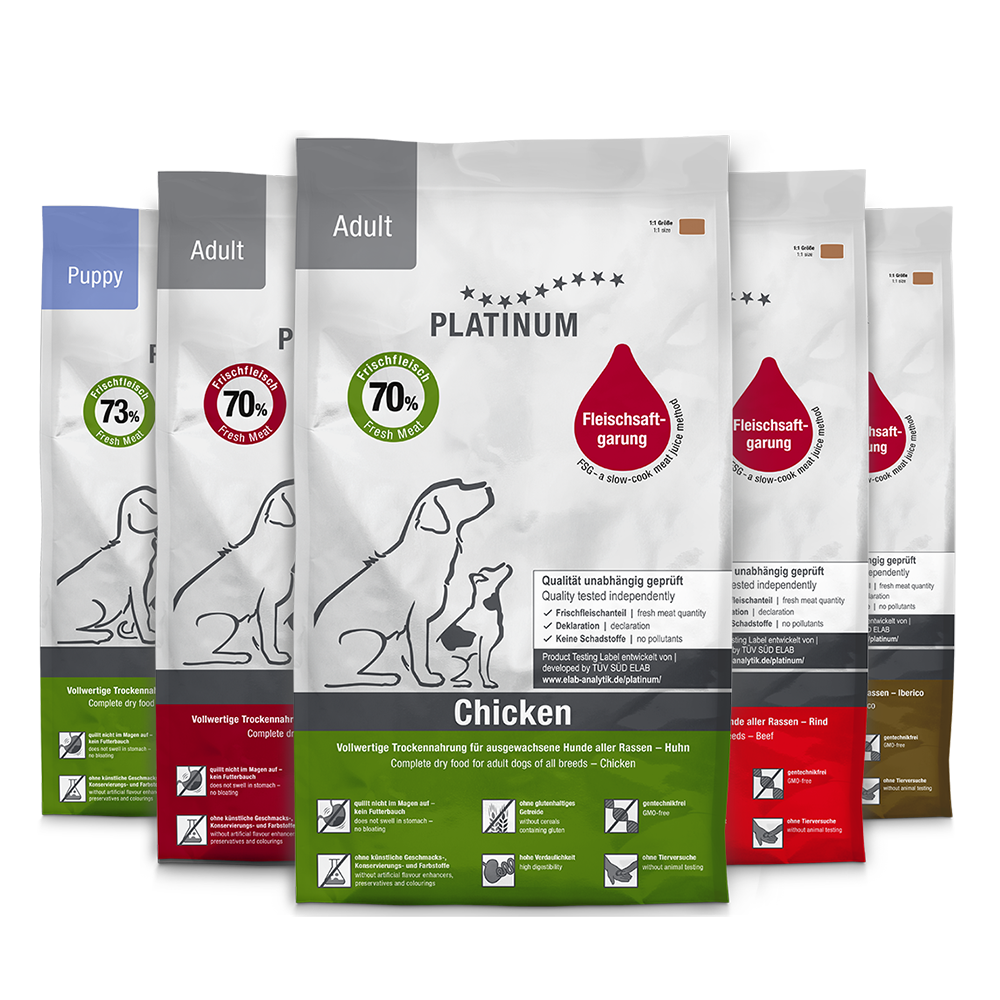 PLATINUM Trockenfutter Auswahl